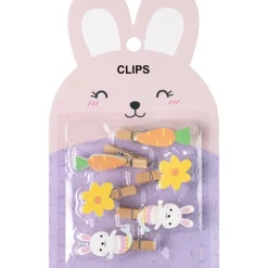 Molas Madeira Fun Bunny Joy 6 Unidades