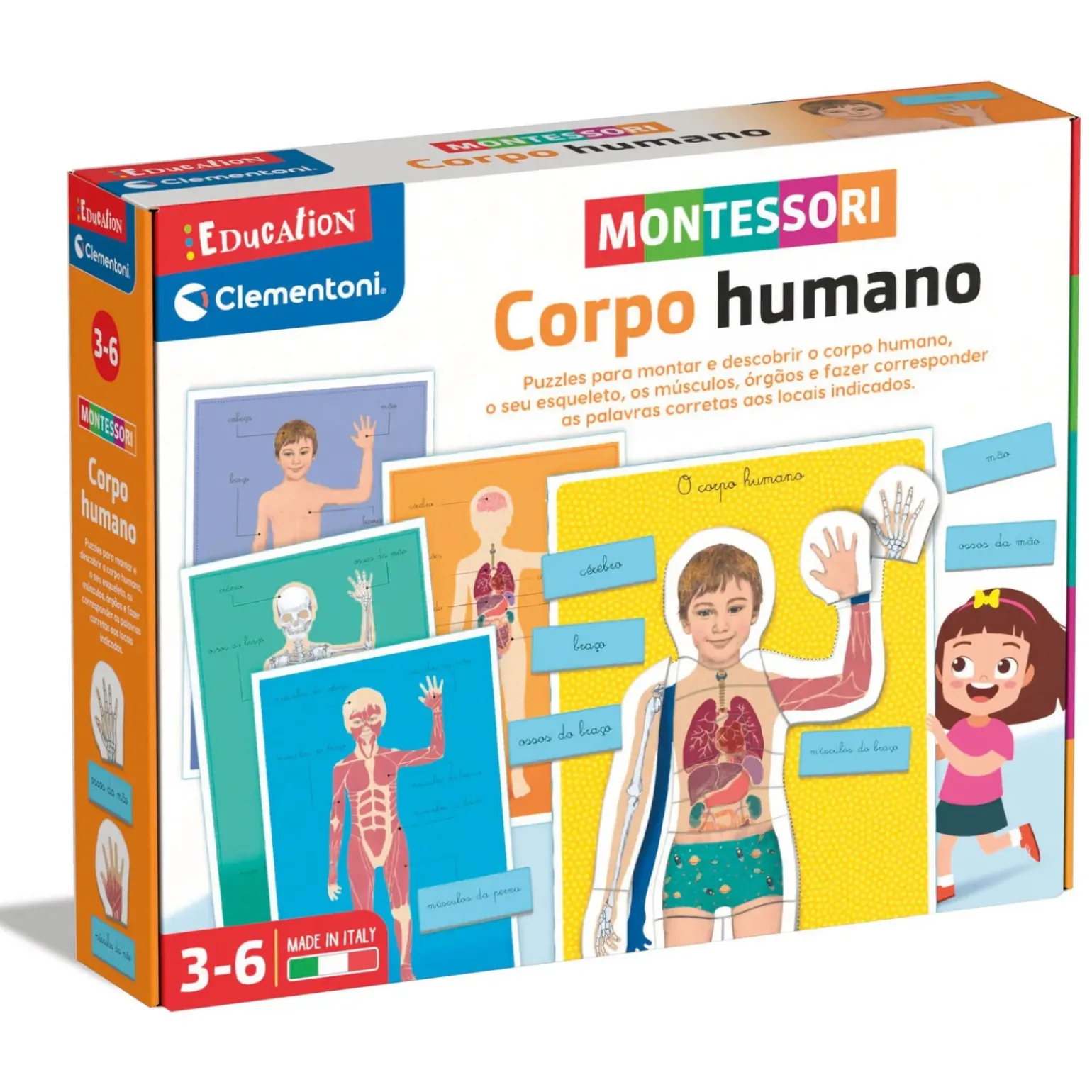 Montessori - Corpo Humano Clementoni