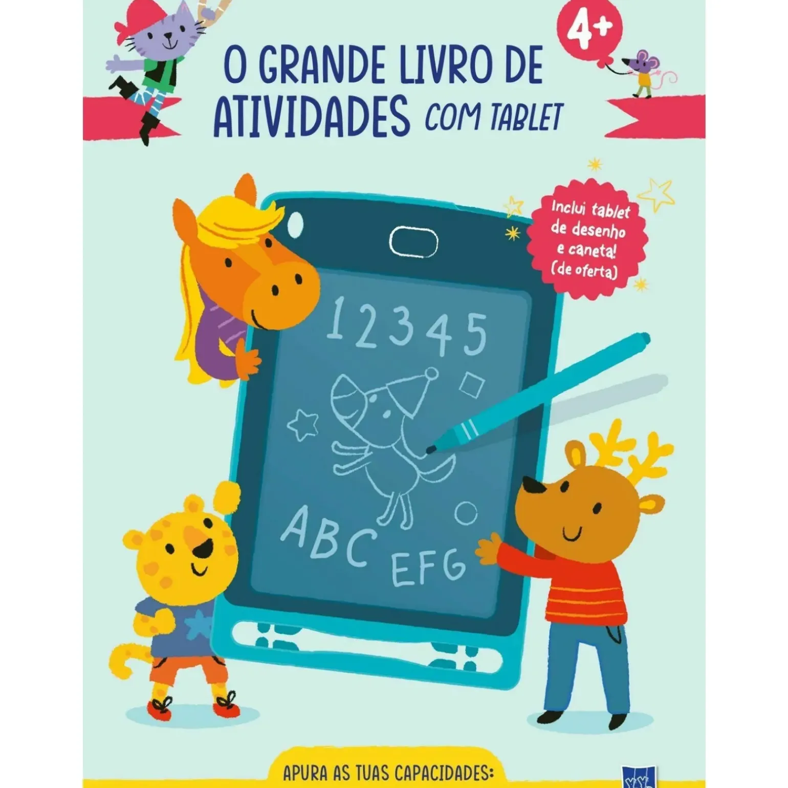 O Grande Livro de Atividades com Tablet - Abc e 123 4+ de YOYO BOOKS