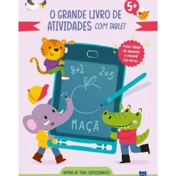 O Grande Livro de Atividades com Tablet - Escrever e Contar 5+ de YOYO BOOKS