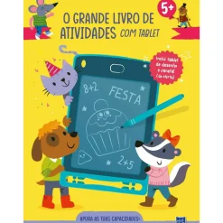 O Grande Livro de Atividades com Tablet - Iniciação à Matemática e Primeiras Palavras 5+ de YOYO BOOKS