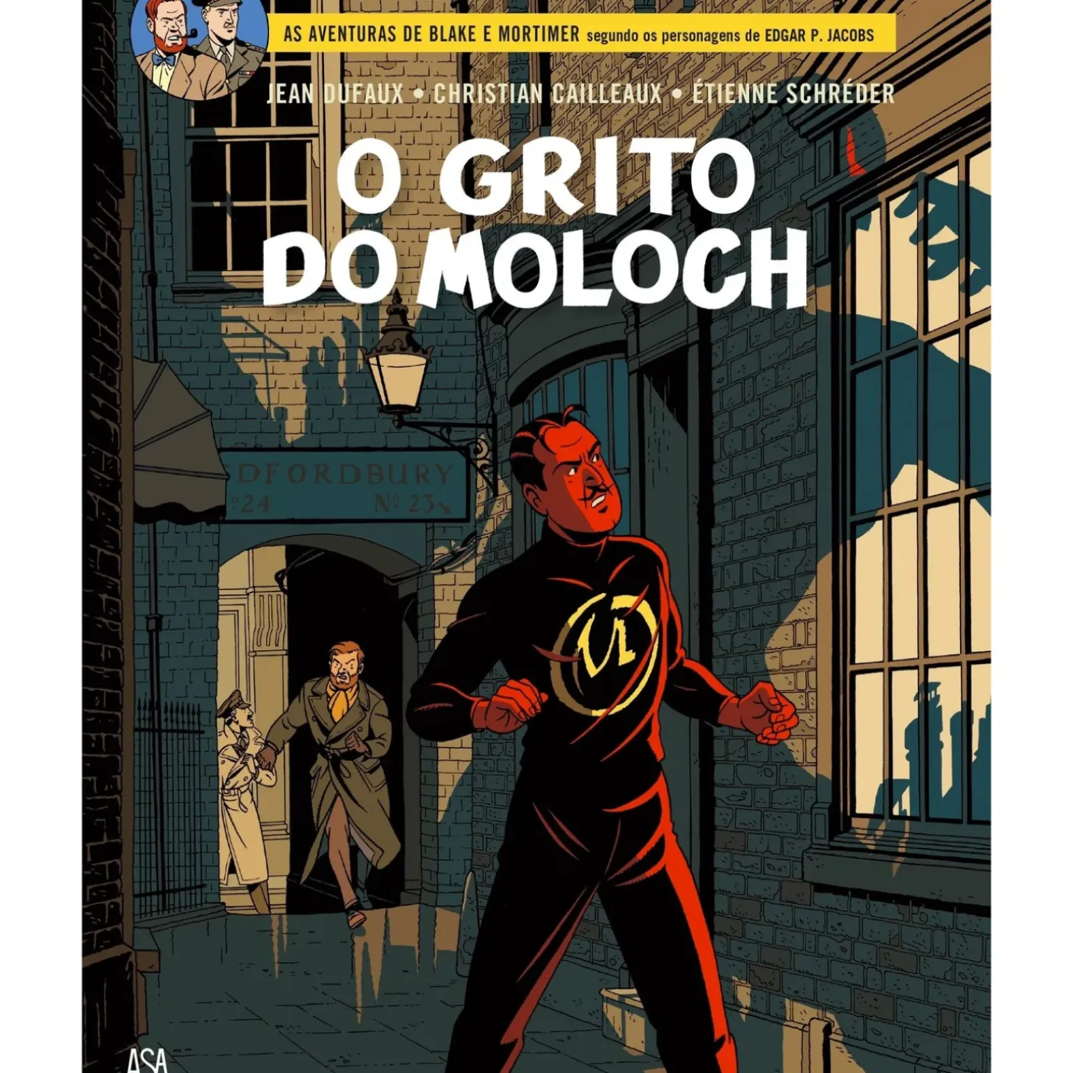 O Grito do Moloch de Étienne Schréder, Jean Dufaux e Christian Cailleaux - Blake e Mortimer N.º 27