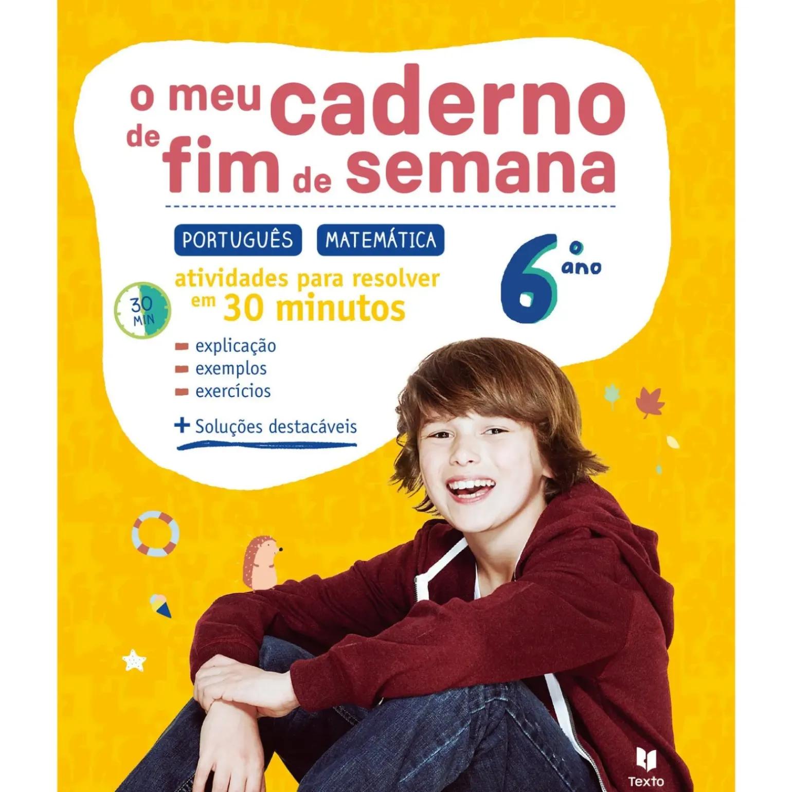 O Meu Caderno de Fim de Semana - Português e Matemática 6.º Ano de Ana Roque