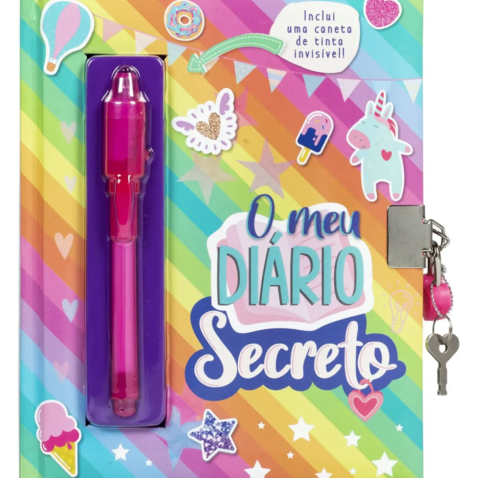 O Meu Diário Secreto (capa Arco-íris)