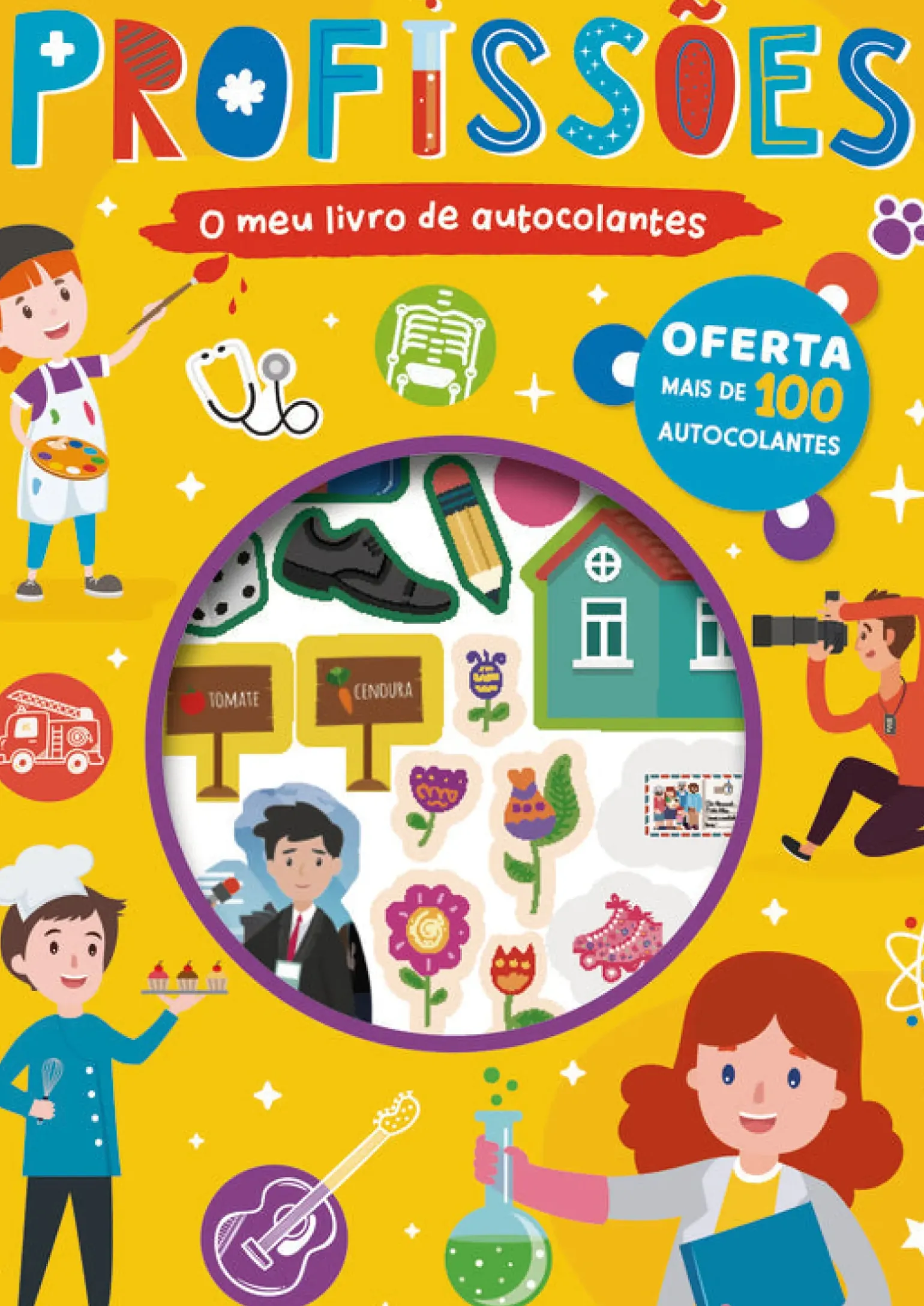 O Meu Livro Autocolantes - Profissões