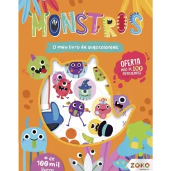 O Meu Livro de Autocolantes - os Monstros