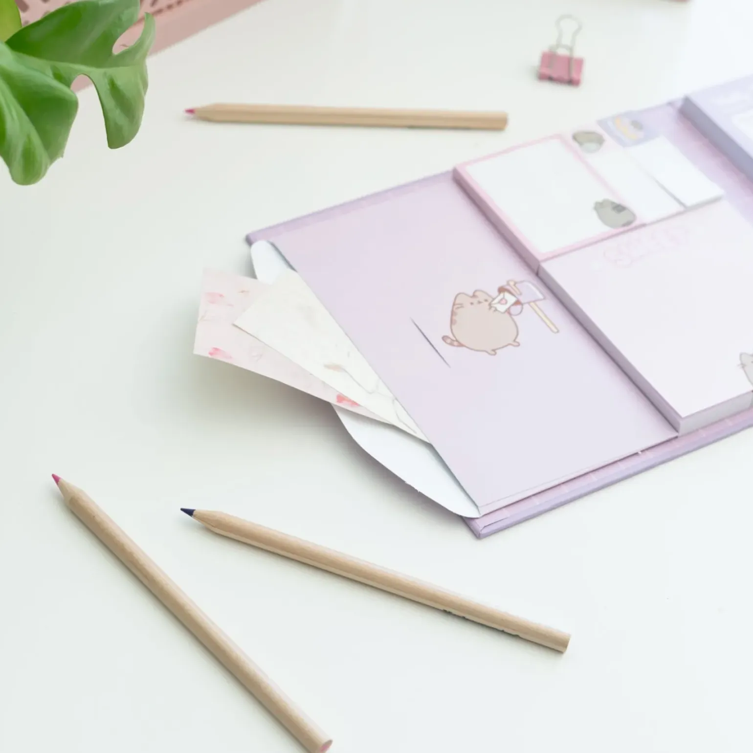 Organizador Com Notas Aderentes - Pusheen