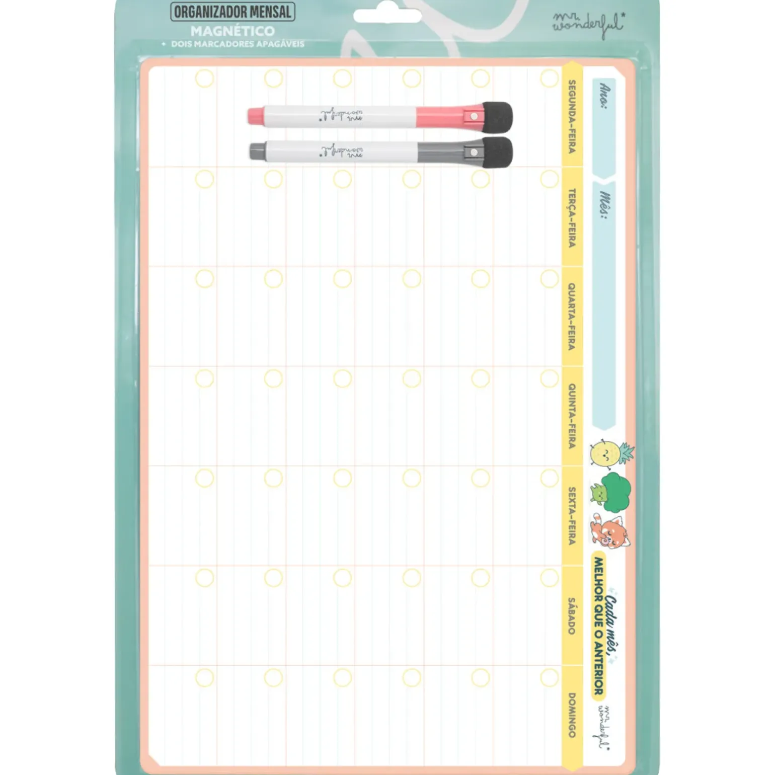 Organizador Com Quadro Magnético