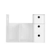 Organizador Secretária Combo Branco/Cinza Litem