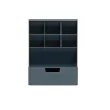 Organizador Secretária Vertical Azul Sysmax