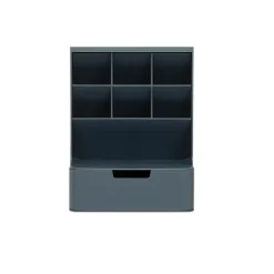 Organizador Secretária Vertical Azul Sysmax