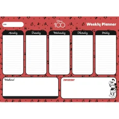 Organizador Semanal A4 - Mickey 100 Anos