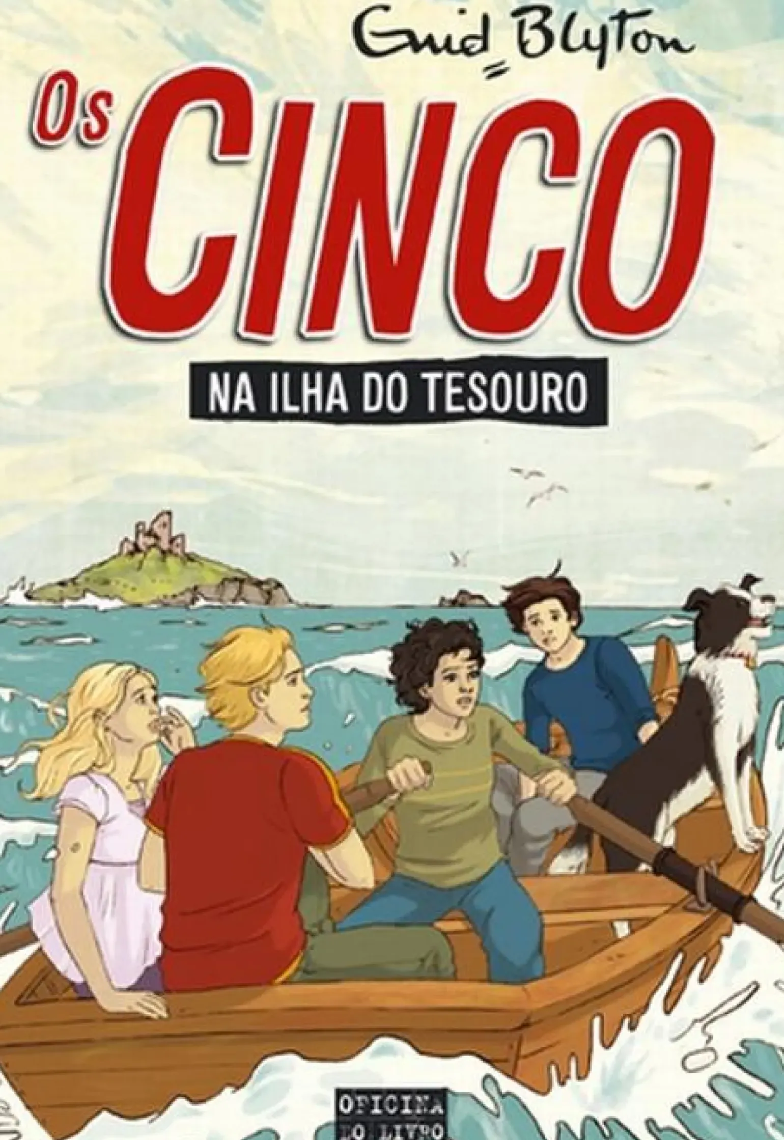 Os Cinco na Ilha do Tesouro de Enid Blyton - Volume 1