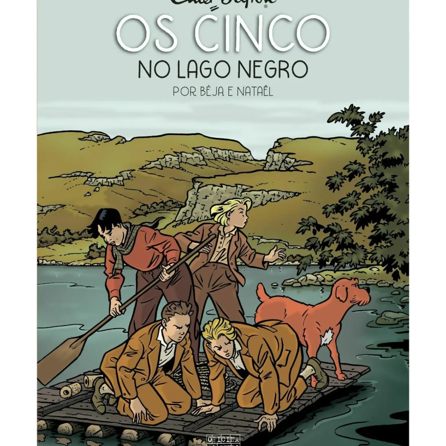 Os Cinco no Lago Negro de Enid Blyton