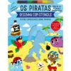 Os Piratas - Desenha com Stencils de Elizabeth Golding