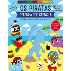 Os Piratas - Desenha com Stencils de Elizabeth Golding