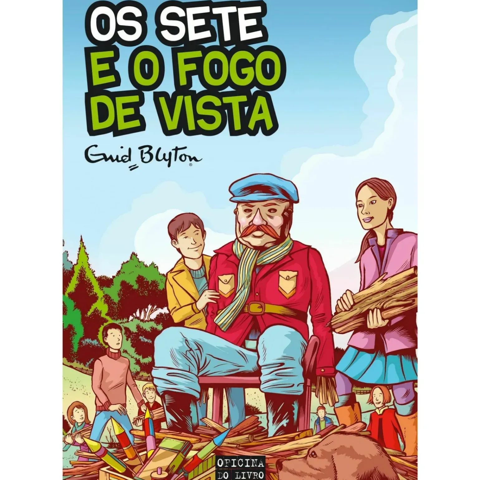 Os Sete Nº 11 - os Sete e o Fogo de Vista de Enid Blyton