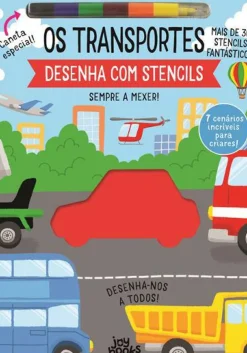 Os Transportes de Amanda Lott - Desenha com Stencils Sempre a Mexer!