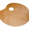 Paleta Madeira Lidercolor Oval Para Esquerdinos