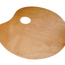 Paleta Madeira Lidercolor Oval Para Esquerdinos