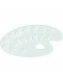Paleta Plástico Oval 24.5 x 15 Art Creation