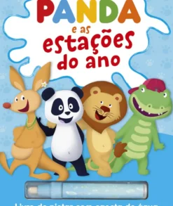 Panda e as Estações do Ano - Livro de Pintar com Caneta de Água