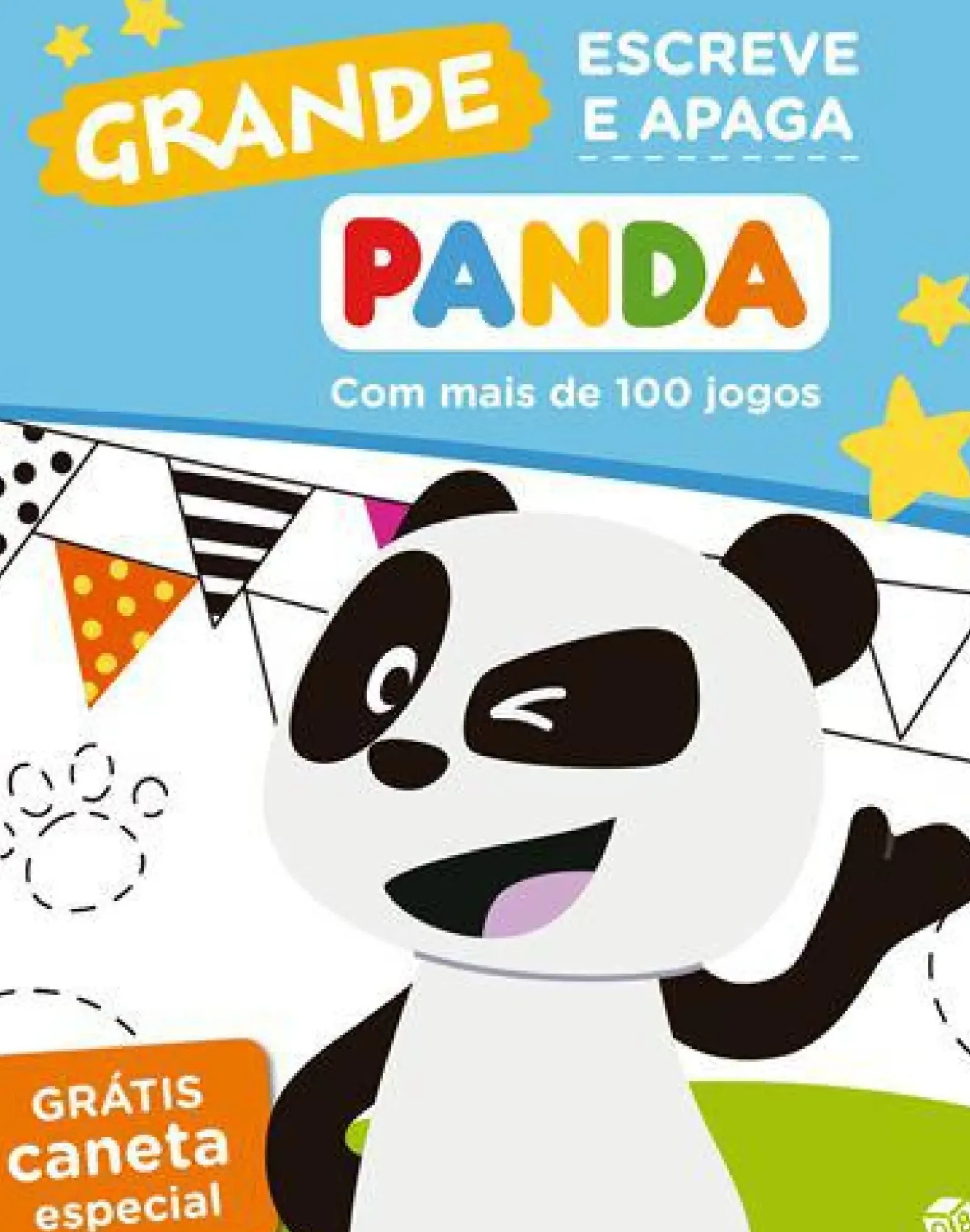 Panda - Escreve e Apaga - Livro de Atividades com Oferta de Caneta Especial