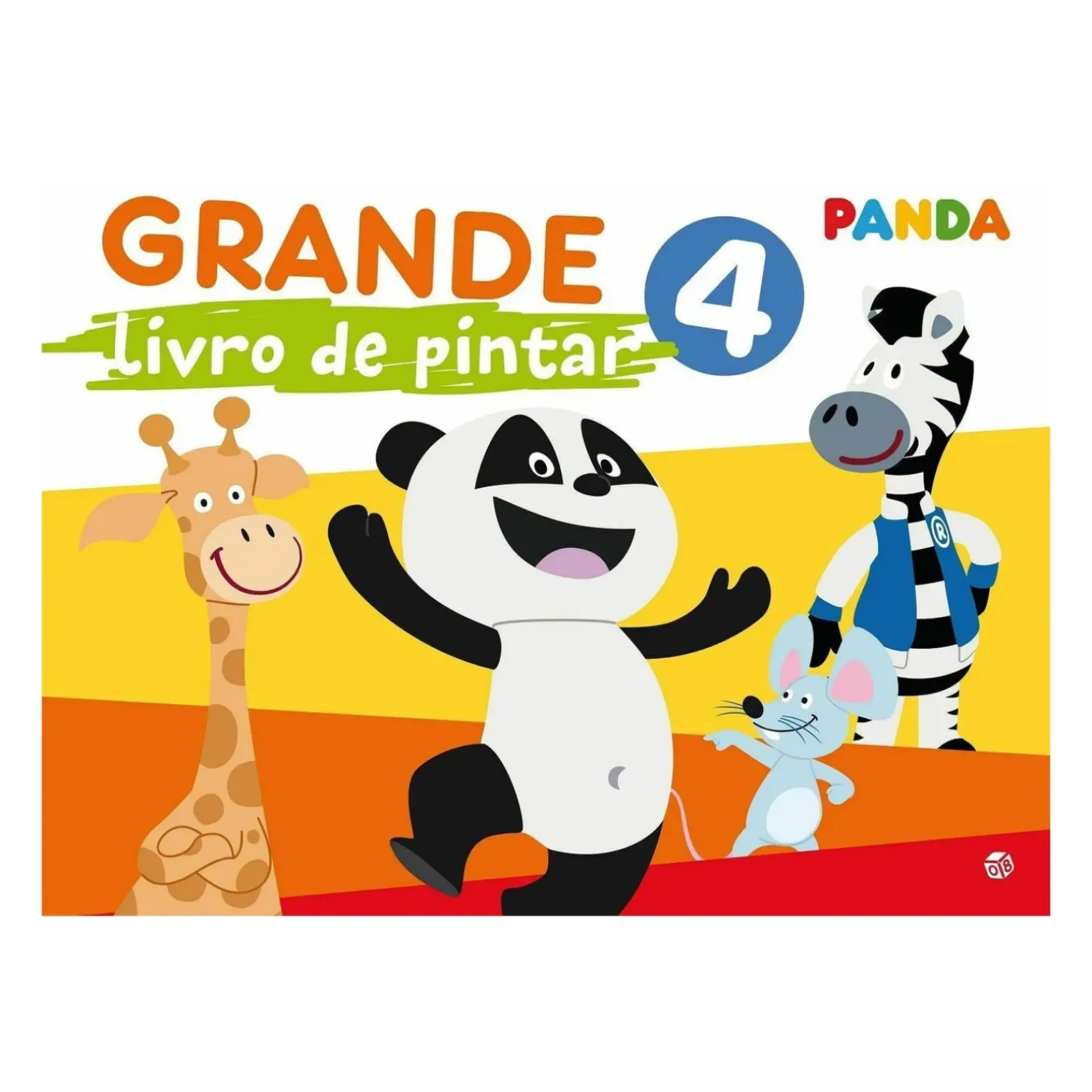 Panda-Grande Livro de Pintar 4 de Zero A Oito