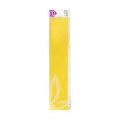 Papel Crepe Amarelo 50x25cm