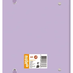Pasta Arquivo A4 Com Recarga 100 Folhas 100G Pastel Note