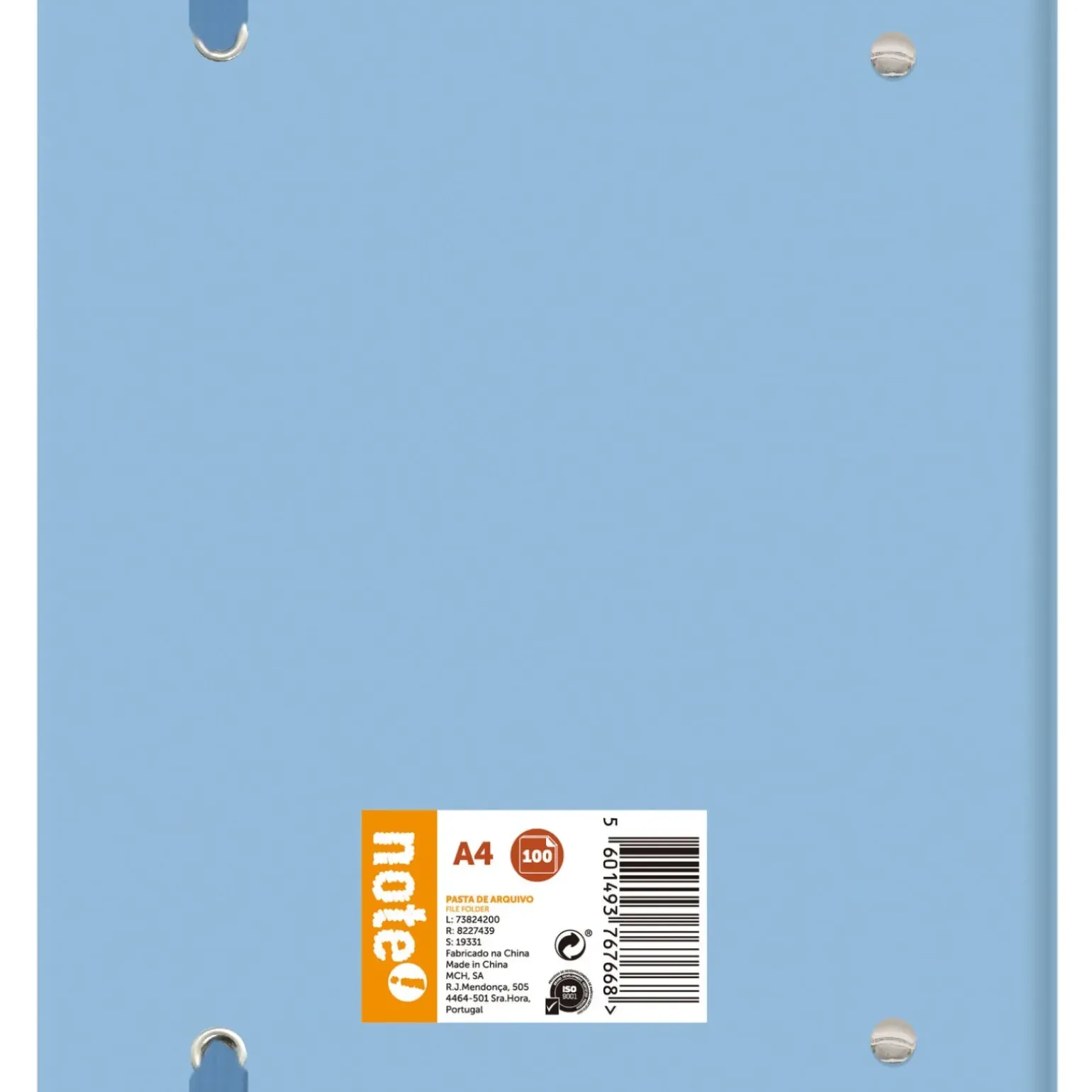 Pasta Arquivo A4 Com Recarga 100 Folhas 100G Pastel Note