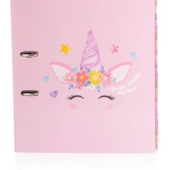Pasta Arquivo A4 Lilás Unicorn Note!
