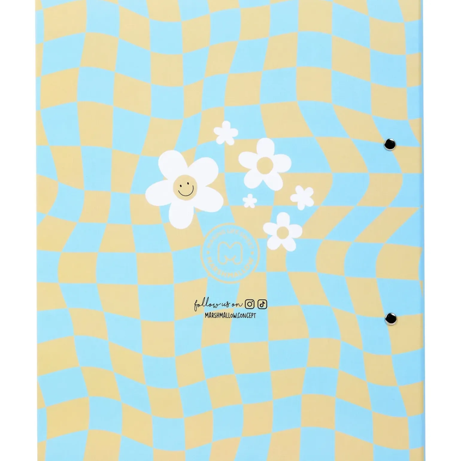 Pasta Arquivo A4 Smiley Chess Marshmallow