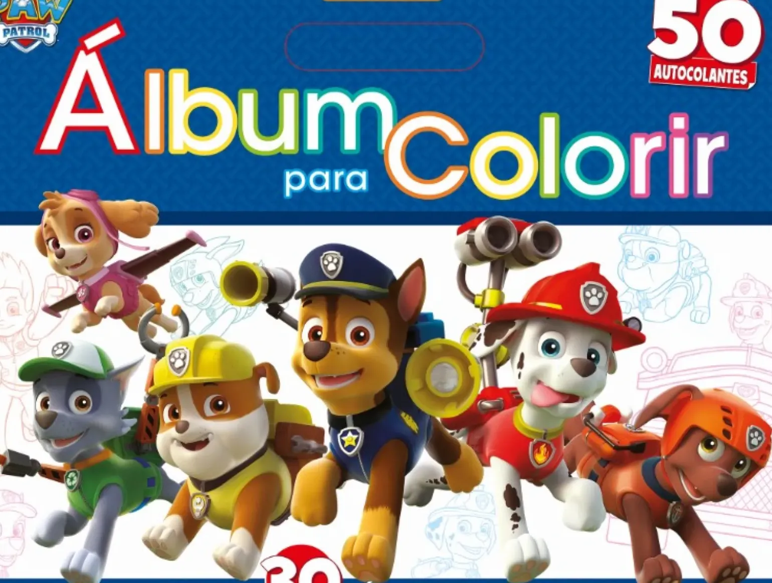 Patrulha Pata Álbum para Colorir de Nickelodeon - N.º 16