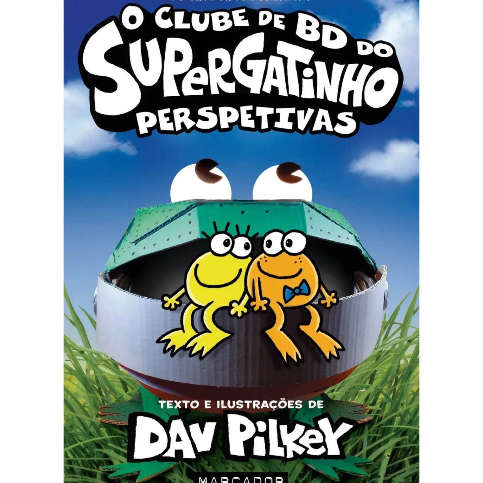 Perspetivas - o Clube de BD do Supergatinho 2 de Dav Pilkey - Marcador Infantis e Juvenis