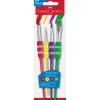 Pincéis Soft Touch nº 2/4/10/12 4 unidades Faber Castell