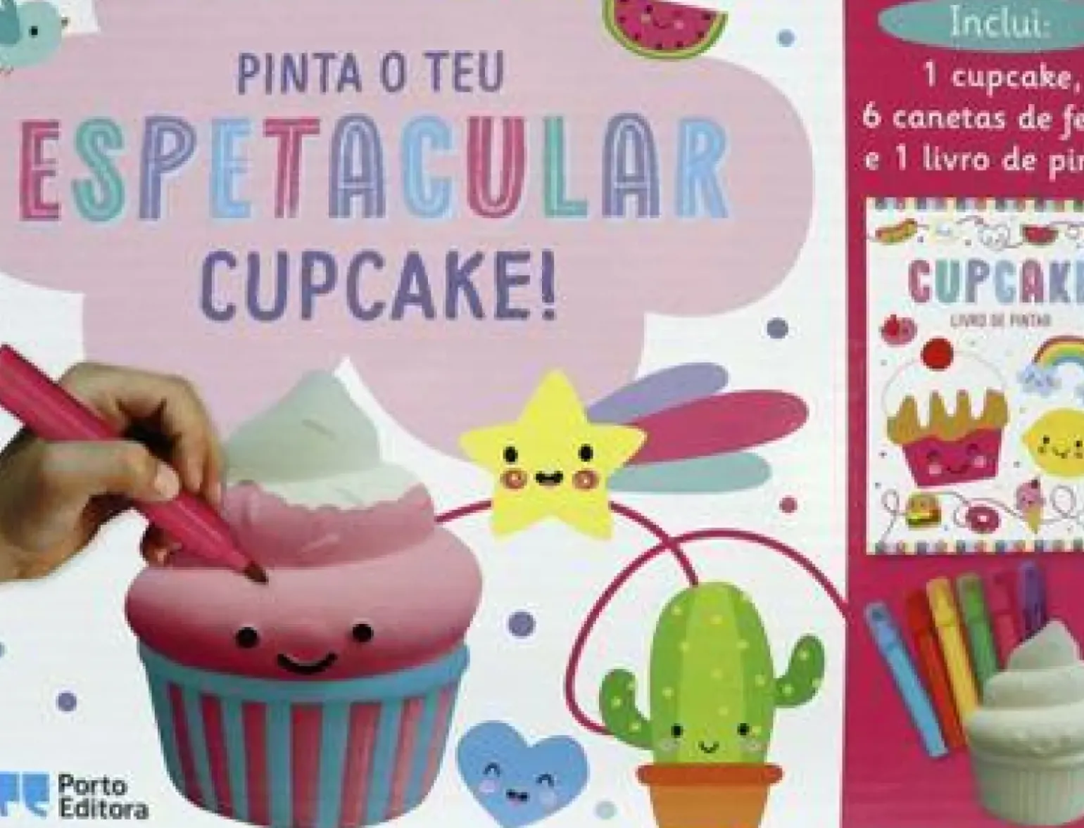 Pinta o Teu Espetacular Cupcake!