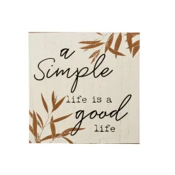 Placa Decorativa Simple Life