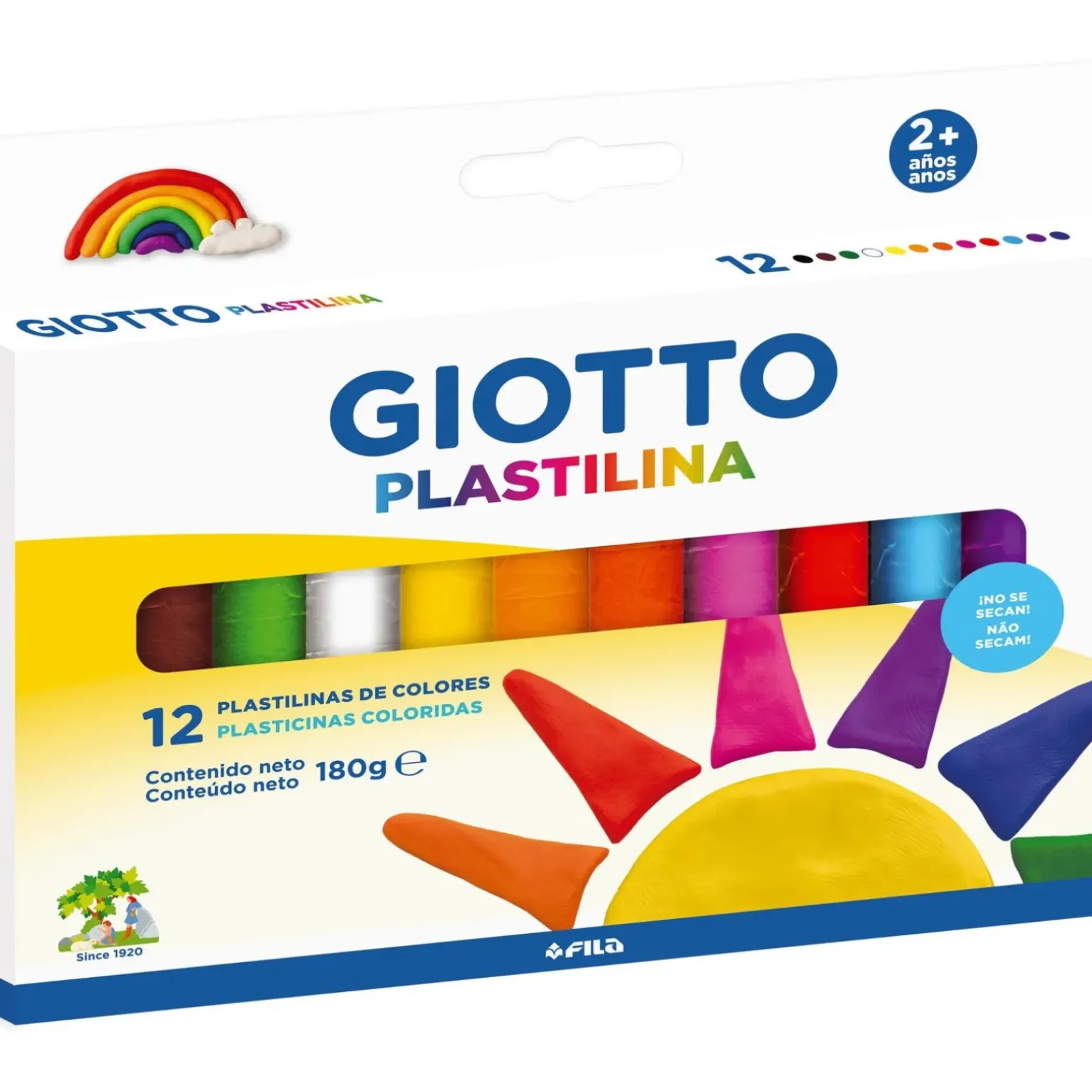 Plasticina Cores Clássicas 12x15g Giotto