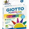 Plasticina Cores Glitter 6X15G Giotto
