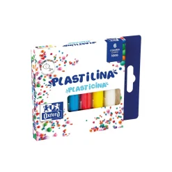 Plasticina 100g 6 Cores Oxford