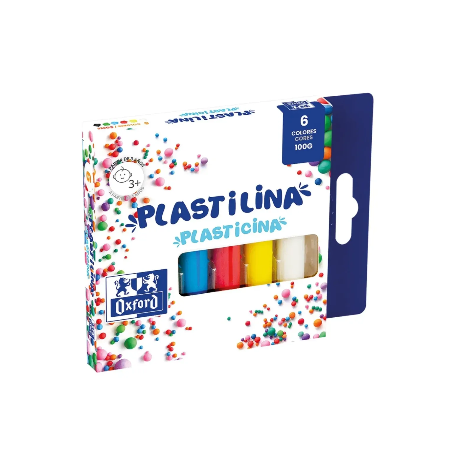 Plasticina 100g 6 Cores Oxford