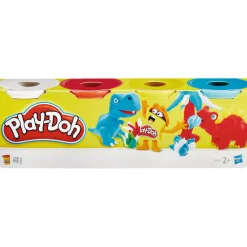 Plasticina Pack 4 Potes