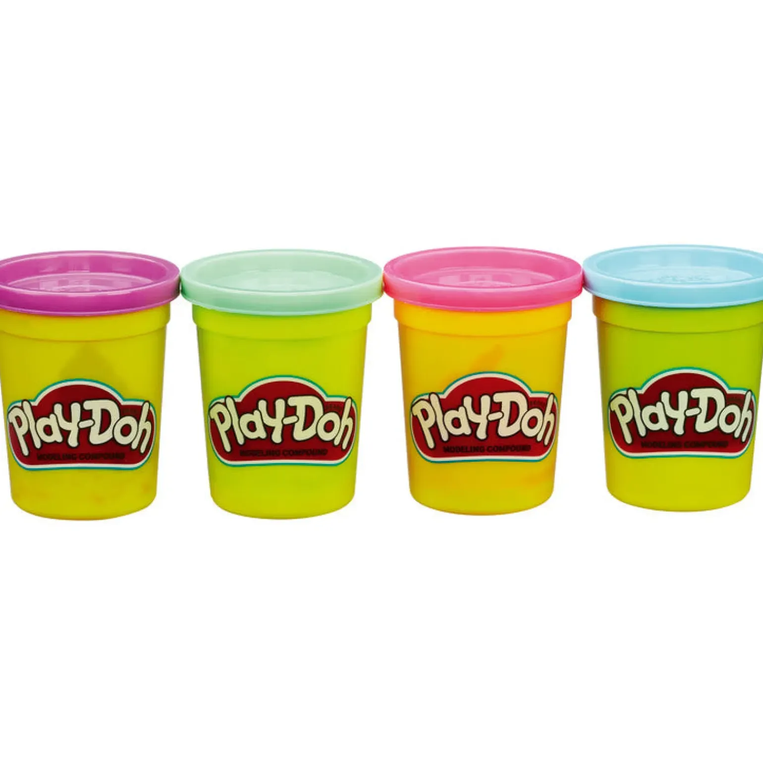 Plasticina Pack 4 Potes