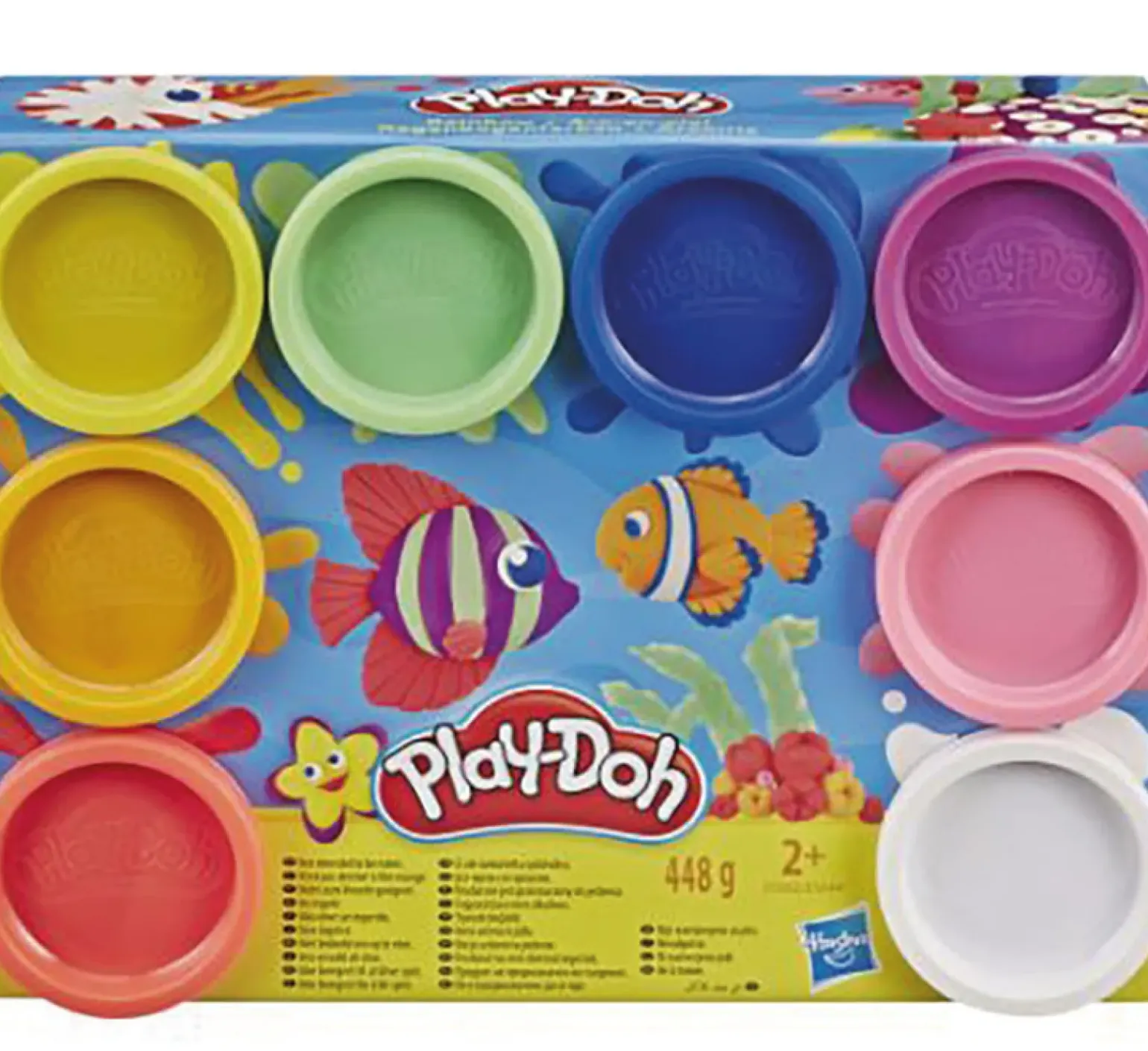 Plasticina Pack 8 Potes
