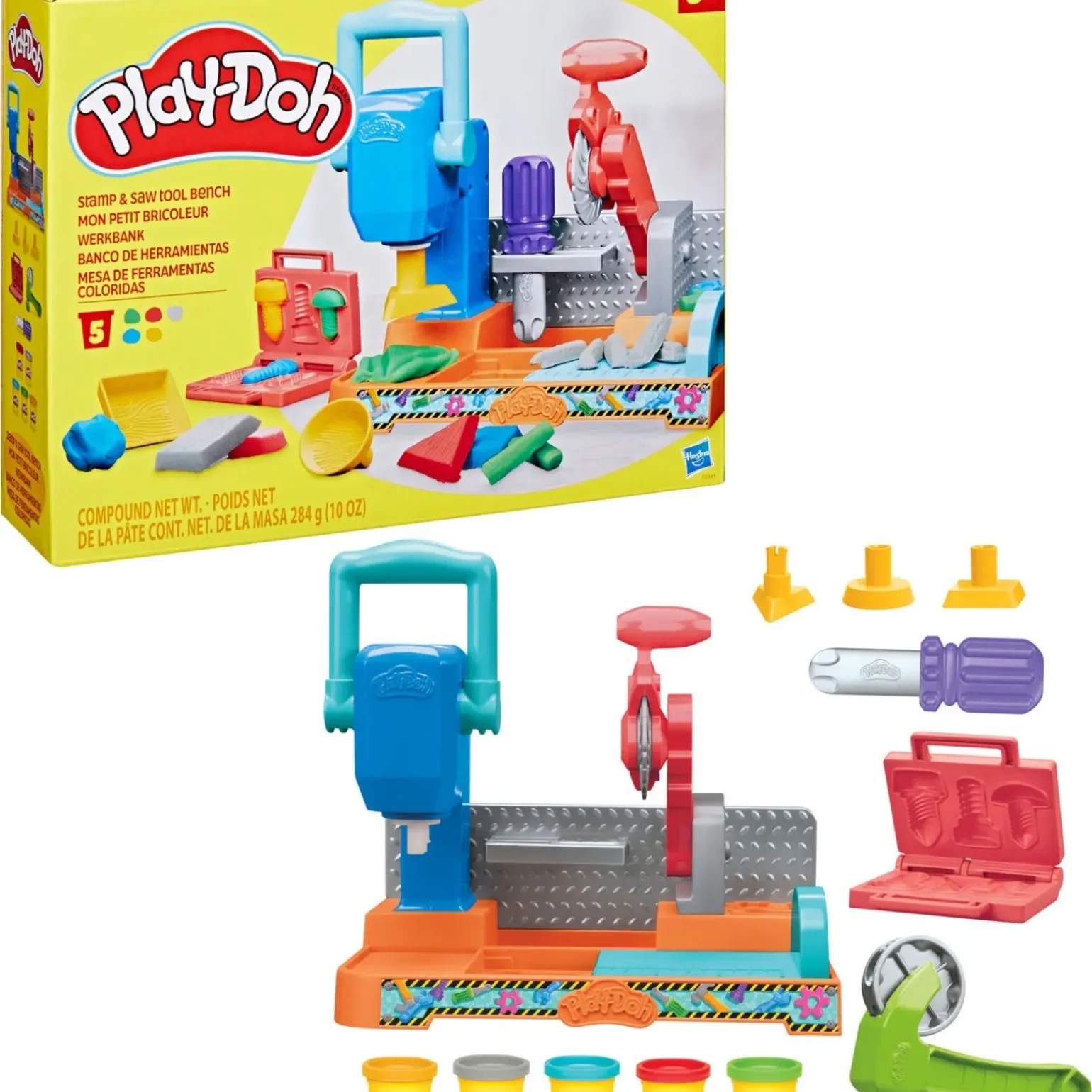 Play-Doh Mesa De Ferramentas Coloridas
