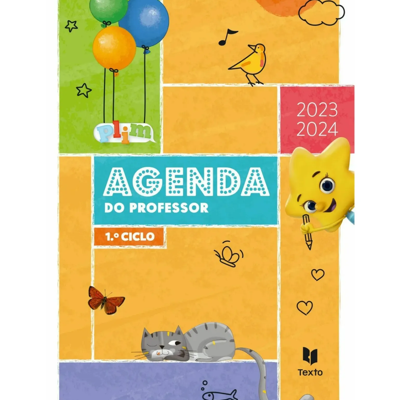 Plim! Agenda do Professor 1º Ciclo 2023/2024 de Vários Autores