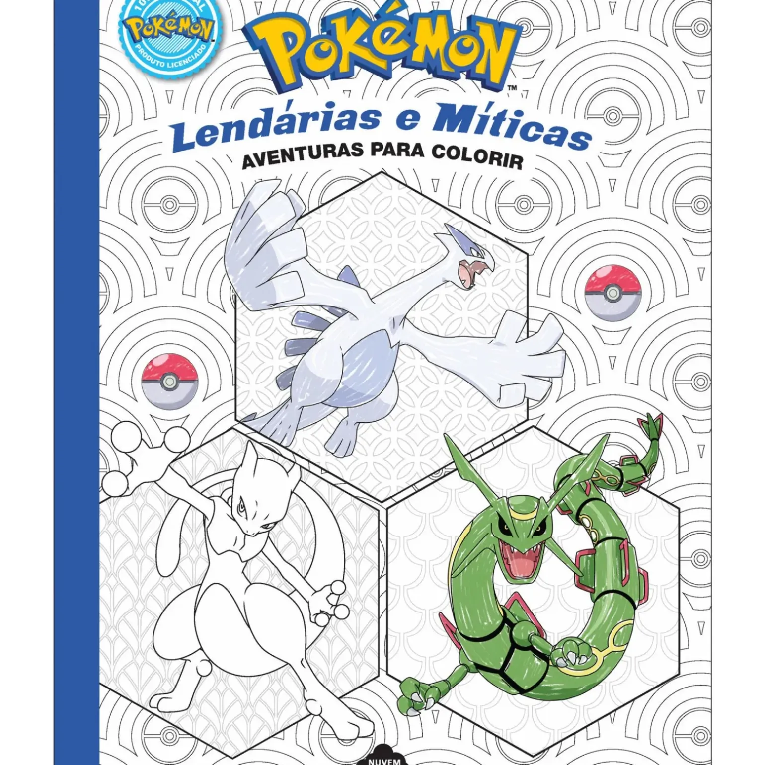 Pokémon - Lendárias e Míticas Aventuras para Colorir