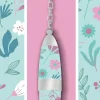 Porta-Chaves Caneta - Mint Bloom