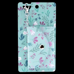 Porta-Chaves Carteira - Mint Bloom